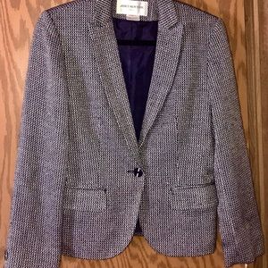 NWT Jones New York 2pc Blazer Skirt Navy Size 8